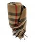 BURBERRY LONDON（バーバリーロンドン）の古着「カシミヤマフラー」｜ベージュ