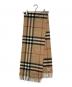 BURBERRY LONDON (バーバリーロンドン) カシミヤマフラー ベージュ サイズ:168×30：20000円