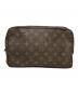 LOUIS VUITTON（ルイ ヴィトン）の古着「モノグラムコスメポーチ」｜ブラウン