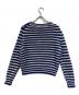 POLO RALPH LAUREN (ポロ・ラルフローレン) ストライプドリネンコットンセーター ブルー×ホワイト サイズ:SIZEXS：10000円