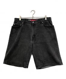 LEVI'S（リーバイス）の古着「デニムハーフパンツ」｜ブラック