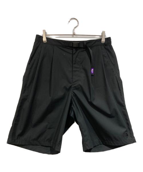 THE NORTHFACE PURPLELABEL（ザ・ノースフェイス パープルレーベル）THE NORTHFACE PURPLELABEL (ザ・ノースフェイス パープルレーベル) BEAMS (ビームス) ハーフパンツ ブラック サイズ:SIZE34の古着・服飾アイテム