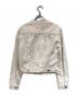 MM6 Maison Margiela (エムエムシックスメゾンマルジェラ) ノーカラーデニムジャケット ホワイト サイズ:SIZE 38：22000円