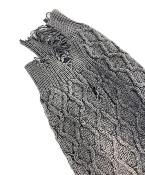 Maison MIHARA YASUHIRO（メゾン ミハラ ヤスヒロ）Maison MIHARA YASUHIRO (メゾン ミハラ ヤスヒロ) SUNFADED KNIT CARDIGAN グレー サイズ:SIZE Freeの古着・服飾アイテム
