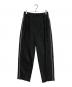 08sircus（ゼロエイトサーカス）の古着「Dobby cloth side zip pants」｜ブラック