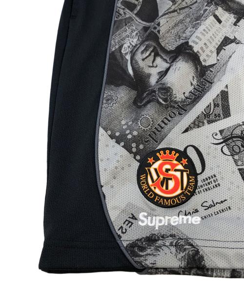 SUPREME（シュプリーム）Supreme (シュプリーム) Pounds Soccer Short ブラック×グレー サイズ:SIZE Sの古着・服飾アイテム