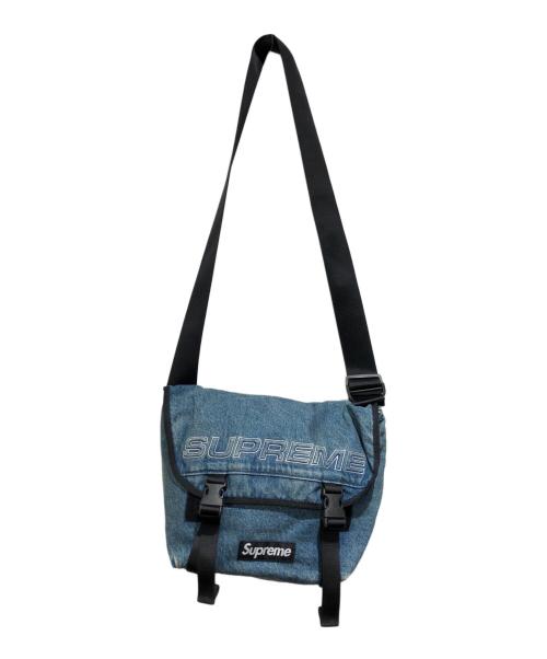 SUPREME（シュプリーム）Supreme (シュプリーム) Denim Messenger Bag ブルーの古着・服飾アイテム