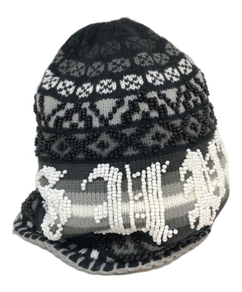 SUPREME（シュプリーム）Supreme (シュプリーム) beaded beanie グレーの古着・服飾アイテム