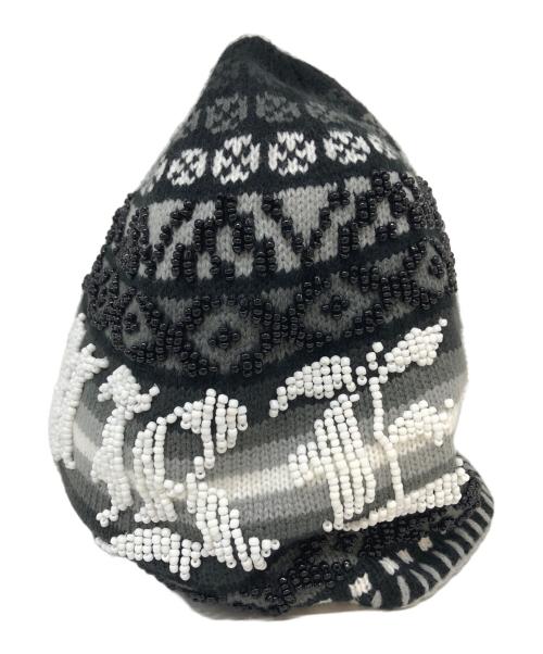 SUPREME（シュプリーム）Supreme (シュプリーム) beaded beanie グレーの古着・服飾アイテム