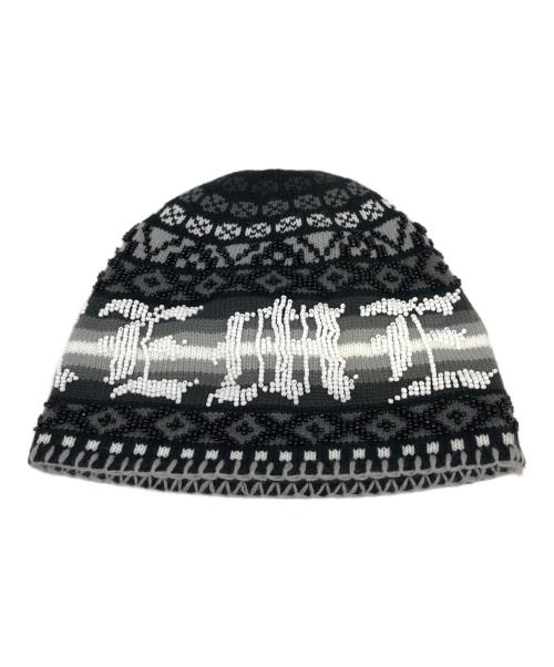 SUPREME（シュプリーム）Supreme (シュプリーム) beaded beanie グレーの古着・服飾アイテム