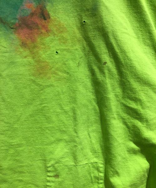 Maison MIHARA YASUHIRO（メゾン ミハラ ヤスヒロ）Maison MIHARA YASUHIRO (メゾン ミハラ ヤスヒロ) DISTRESSED LONG SLEEVE TEE グリーン サイズ:SIZE 48の古着・服飾アイテム