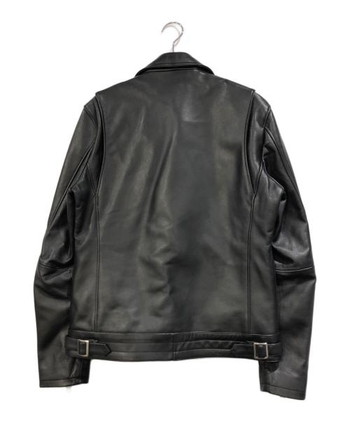 JACKROSE（ジャックローズ）JACKROSE (ジャックローズ) ダブルレザーライダースジャケット ブラック サイズ:SIZE 3の古着・服飾アイテム