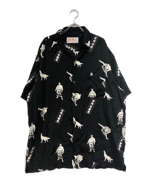 Aloha Blossom（アロハブロッサム）Aloha Blossom (アロハブロッサム) アロハシャツ ブラック サイズ:46の古着・服飾アイテム