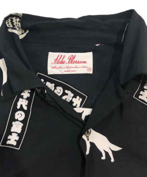 Aloha Blossom（アロハブロッサム）Aloha Blossom (アロハブロッサム) アロハシャツ ブラック サイズ:46の古着・服飾アイテム