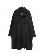 professor.Eプロフェッサー イー）の古着「Sheperd Double Breasted Distressed Coat」｜グレー