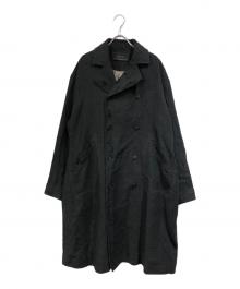 professor.E（プロフェッサー イー）の古着「Sheperd Double Breasted Distressed Coat」｜グレー