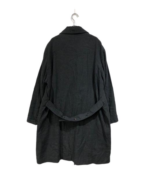 professor.E（プロフェッサー イー）Professor.E (プロフェッサー イー) Sheperd Double Breasted Distressed Coat グレー サイズ:-の古着・服飾アイテム