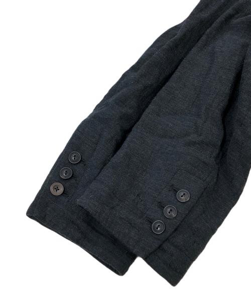 professor.E（プロフェッサー イー）Professor.E (プロフェッサー イー) Sheperd Double Breasted Distressed Coat グレー サイズ:-の古着・服飾アイテム