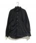 BLACK COMME des GARCONS（ブラックコムデギャルソン）の古着「ウール切替変形長袖シャツ」｜ブラック