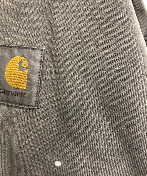 Carhartt WIP（カーハート ワーク イン プログレス）CARHARTT WIP (カーハート ワーク イン プログレス) 裏地キルティングジップパーカー ブラック サイズ:SIZE Mの古着・服飾アイテム