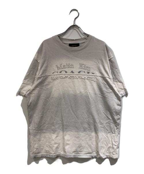 COACH（コーチ）COACH (コーチ) MATIN KIM (マーティン・キム) コラボロゴTシャツ アイボリー サイズ:SIZE Freeの古着・服飾アイテム
