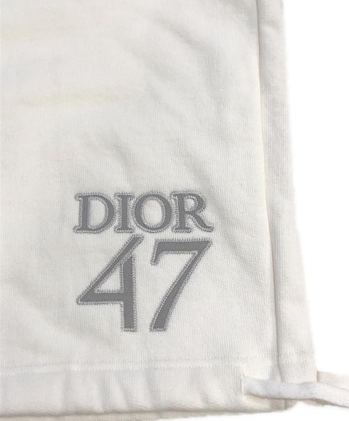 Dior（ディオール）DIOR (ディオール) スウェットハーフパンツ ホワイト サイズ:SIZE XLの古着・服飾アイテム