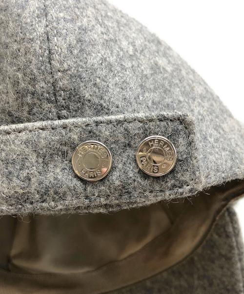 HERMES（エルメス）HERMES (エルメス) バーサティ ボールキャップ グレー サイズ:SIZE 59の古着・服飾アイテム