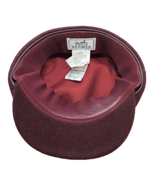 HERMES（エルメス）HERMES (エルメス) ダニキャスケット パープル サイズ:SIZE57の古着・服飾アイテム