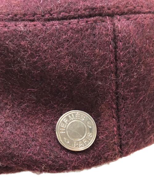 HERMES（エルメス）HERMES (エルメス) ダニキャスケット パープル サイズ:SIZE57の古着・服飾アイテム