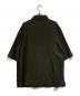 MARGARET HOWELL (マーガレットハウエル) ウールシルク半袖シャツ グリーン サイズ:SIZE L：10000円