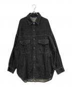 CIOTA×PUBLIC TOKYOシオタ×パブリックトウキョウ）の古着「デニムシャツ」｜ブラック