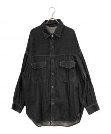 CIOTA×PUBLIC TOKYO（シオタ×パブリックトウキョウ）の古着「デニムシャツ」｜ブラック