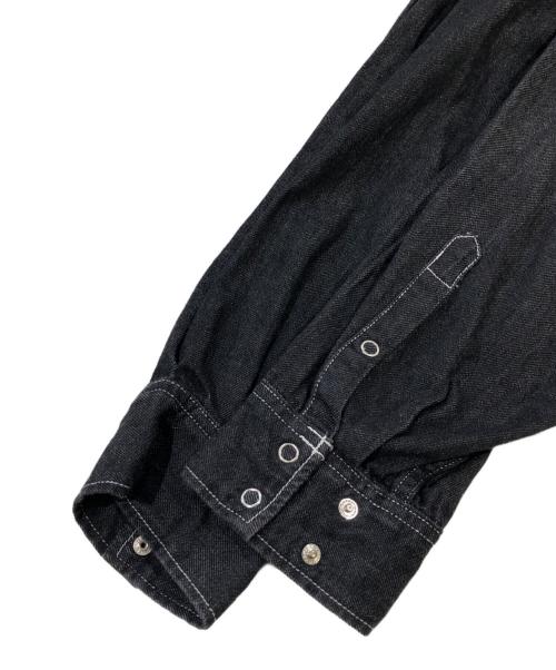 CIOTA（シオタ）CIOTA (シオタ) PUBLIC TOKYO (パブリックトウキョウ) デニムシャツ ブラック サイズ:SIZE 2の古着・服飾アイテム
