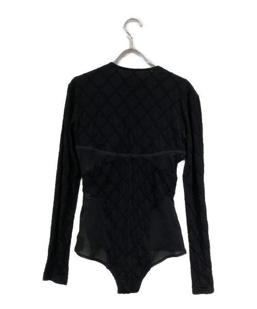 FETICO（フェティコ）FETICO (フェティコ) JACQUARD JERSEY PANELED BODYSUIT ブラック サイズ:SIZE 1の古着・服飾アイテム