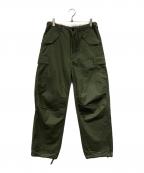 AURALEEオーラリー）の古着「WASHED FINX TWILL FIELD PANTS」｜グリーン