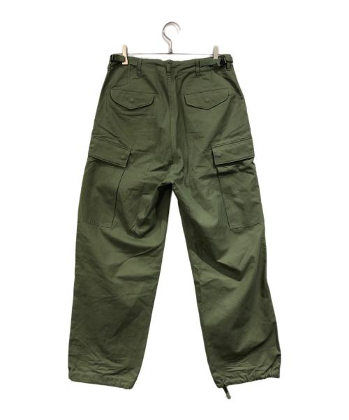 AURALEE（オーラリー）AURALEE (オーラリー) WASHED FINX TWILL FIELD PANTS グリーン サイズ:SIZE 1の古着・服飾アイテム