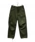 AURALEE（オーラリー）の古着「WASHED FINX TWILL FIELD PANTS」｜グリーン