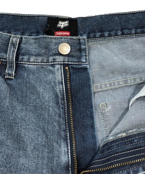 SUPREME（シュプリーム）Supreme (シュプリーム) FOX RACING (フォックスレーシング) Cordura Baggy Jean ブルー サイズ:SIZE 32の古着・服飾アイテム