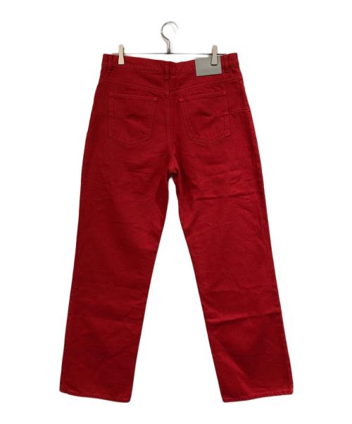 Dior（ディオール）DIOR (ディオール) ロゴデニムパンツ レッド サイズ:SIZE 31の古着・服飾アイテム