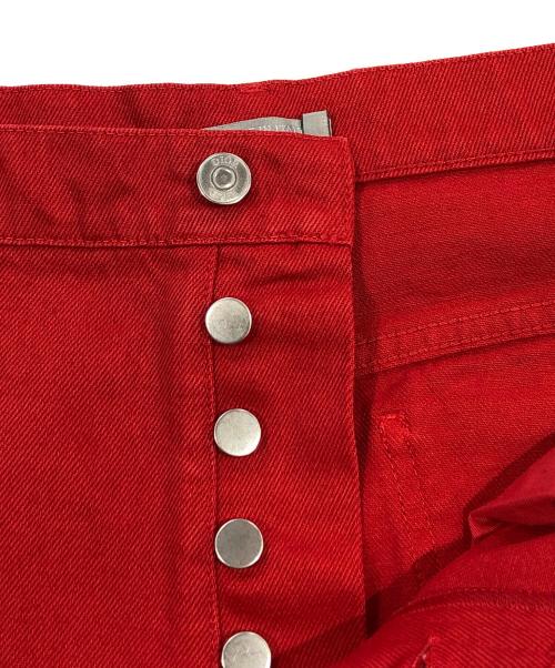 Dior（ディオール）DIOR (ディオール) ロゴデニムパンツ レッド サイズ:SIZE 31の古着・服飾アイテム