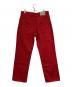DIOR (ディオール) ロゴデニムパンツ レッド サイズ:SIZE 31：28000円