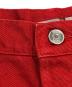 中古・古着 DIOR (ディオール) ロゴデニムパンツ レッド サイズ:SIZE 31：28000円
