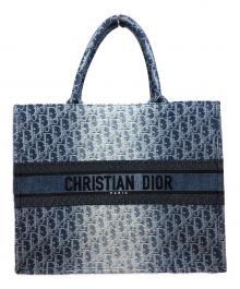 Christian Dior（クリスチャン ディオール）の古着「ブックトートバッグラージ」｜ネイビー