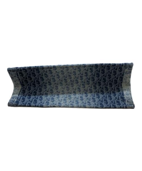 Christian Dior（クリスチャン ディオール）Christian Dior (クリスチャン ディオール) ブックトートバッグラージ ネイビーの古着・服飾アイテム