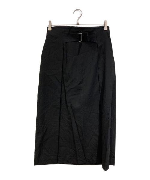 MARGARET HOWELL（マーガレットハウエル）MARGARET HOWELL (マーガレットハウエル) FINE WOOL POPLIN スカート ブラック サイズ:SIZE 2の古着・服飾アイテム