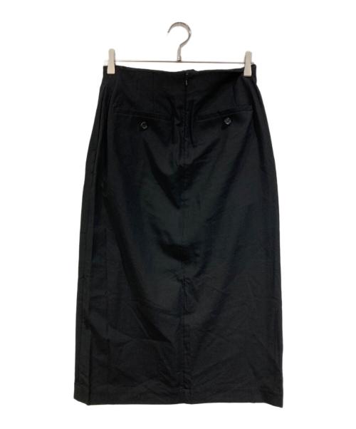MARGARET HOWELL（マーガレットハウエル）MARGARET HOWELL (マーガレットハウエル) FINE WOOL POPLIN スカート ブラック サイズ:SIZE 2の古着・服飾アイテム