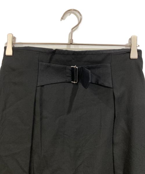 MARGARET HOWELL（マーガレットハウエル）MARGARET HOWELL (マーガレットハウエル) FINE WOOL POPLIN スカート ブラック サイズ:SIZE 2の古着・服飾アイテム