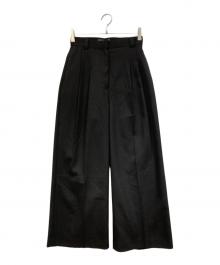 RIM.ARK（リムアーク）の古着「Loose slacks」｜ブラック
