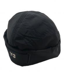 Y-3（ワイスリー）の古着「ベルトロゴ パデッドビーニー」｜ブラック