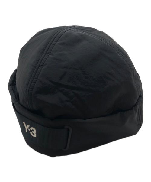 Y-3（ワイスリー）Y-3 (ワイスリー) ベルトロゴ パデッドビーニー ブラック サイズ:60㎝の古着・服飾アイテム